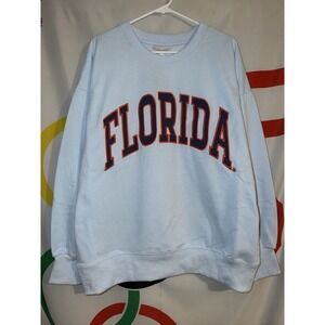 Scarlet & Gold Florida Gators Sweatshirt Womens Large Football Pullover NWT